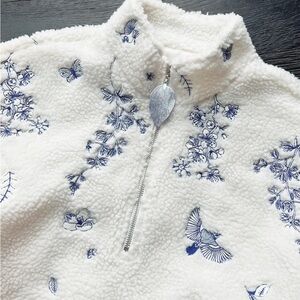 NWT FINE CHINA SHERPA FLEECE